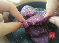 紫薯饼的做法图解9