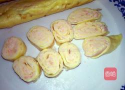 鲜虾鸡蛋卷的做法图解9