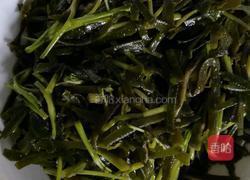 空心菜炒海带丝的做法图解3