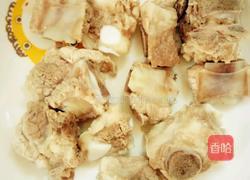 莲藕绿豆排骨汤的做法图解5