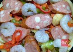 虾仁火腿披萨的做法图解7