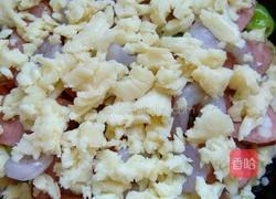 虾仁火腿披萨的做法图解8