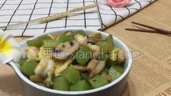 莴笋口蘑炒蛋虾的做法图解28