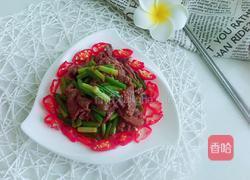 牛肉炒蒜薹的做法图解5