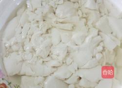 葱花末煮水豆腐花的做法图解1