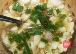 葱花末煮水豆腐花的做法图解7