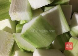 丝瓜炒肉片的做法图解1