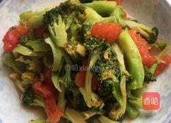 西红柿炒西兰花的做法图解8