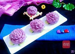 紫薯多层小卷的做法图解1