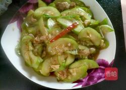 肉炒丝瓜的做法图解5