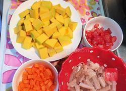 鱿鱼南瓜焖饭(电饭煲)的做法图解4