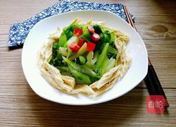 芹菜拌腐竹的做法图解8