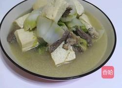 白菜炖豆腐的做法图解13