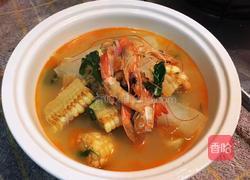 鲜虾汤的做法图解8