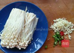 凉拌金针菇的做法图解1