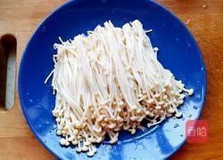 凉拌金针菇的做法图解4