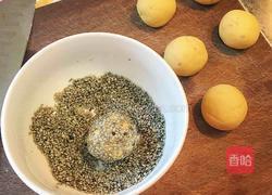 手工零食-芝麻小丸子（空气炸锅版）的做法图解5