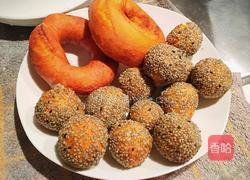 油炸版甜甜圈和南瓜芝麻小丸子的做法图解8