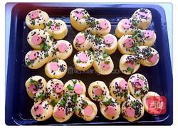 火腿芝麻面包的做法图解12