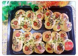 火腿芝麻面包的做法图解14