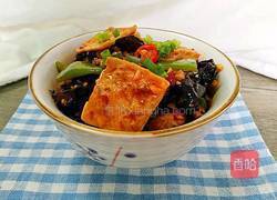 家常木耳烧豆腐的做法图解19