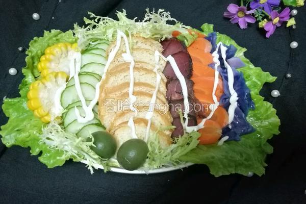 牛肉杂蔬沙拉的做法 菜谱 香哈网