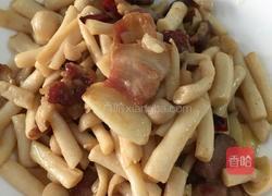 海鲜菇炒五花肉的做法图解4