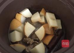 雪梨炖排骨的做法图解5