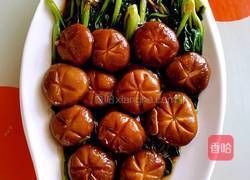 香菇扒油菜的做法图解11