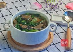 猪肝汤的做法图解6