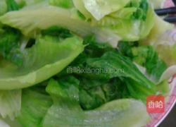 蚝油生菜的做法图解3