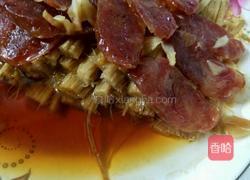 金针菇蒸腊肠的做法图解9