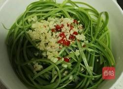 手撕蒜苔的做法图解4