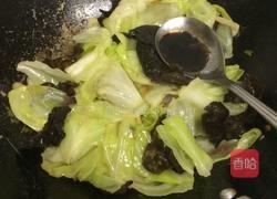 手撕包菜炒木耳的做法图解6