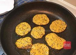 南瓜黑芝麻煎饼的做法图解8