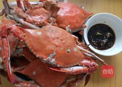 蒸海蟹的做法图解4