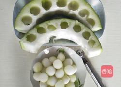 橙汁冬瓜球的做法图解2