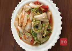 西红柿炒水白菜的做法图解8