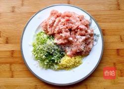 炸莲藕肉丸的做法图解2