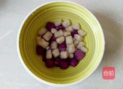 牛奶水果芋圆的做法图解3