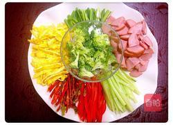 炒乌冬面的做法图解3