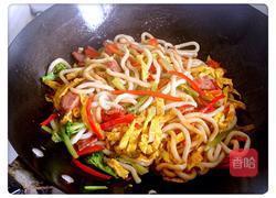 炒乌冬面的做法图解9