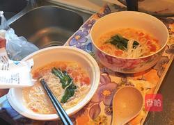 番茄青菜肉丝鸡蛋面的做法图解3