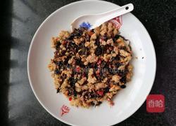 肉沫炒梅菜干的做法图解5