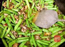 肉末炒刀豆的做法图解6