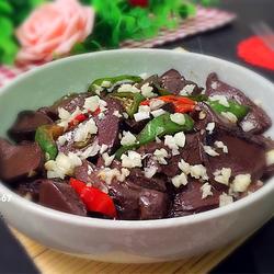 辣炒羊血的做法[图]