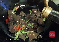 辣炒羊血的做法图解4