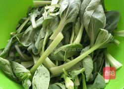 减肥谱--蚝油青菜的做法图解1