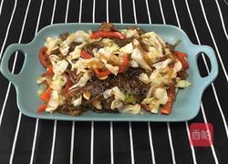 肉炒卷心菜粉条的做法图解8