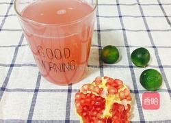 鲜榨红石榴汁的做法图解2